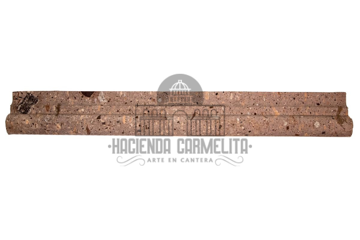 Moldura lineal Cantera Piñon según diseño 12x10cm | Hacienda Carmelita